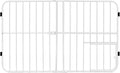 Carlson Pet Products Tuffy Metal Expandable Pet Gate, Includes Small Pet Door, 24 x 22-38 Inch, White
