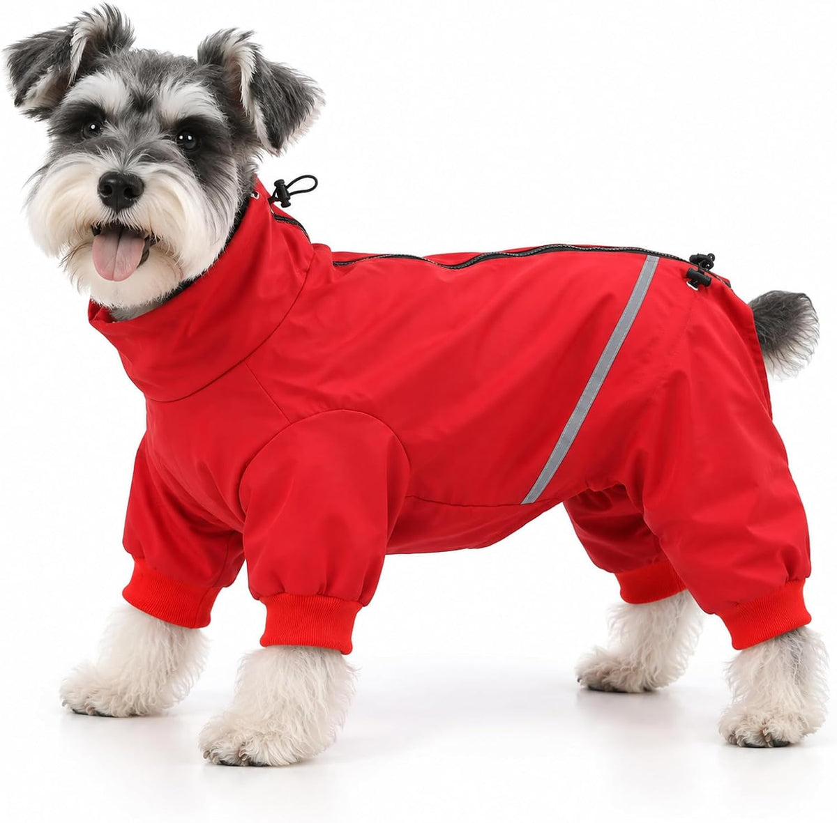Morezi Waterproof Dog Raincoat with Legs, Full Body Coverage Dog Suit
