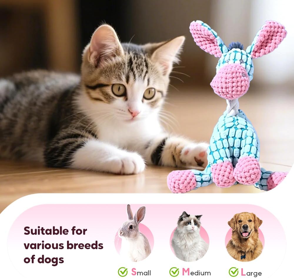 Indestructible Dog Toy for Aggressive Chewers, Dog Toys，Brown
