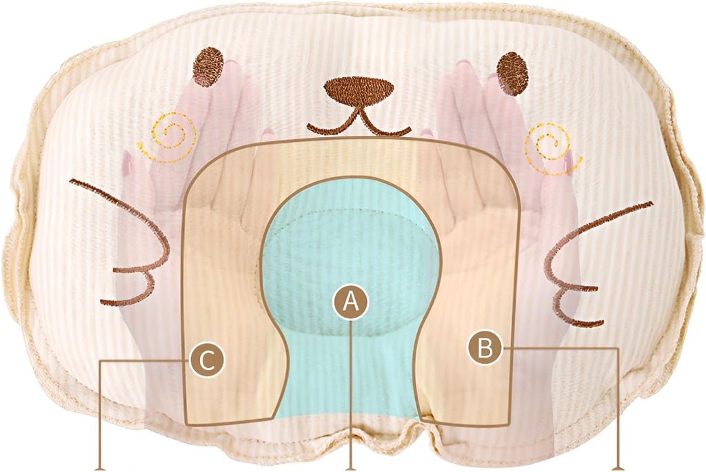 Polyester Fiber Pet Sleeping Pillow for Small Dogs Cats Beige
