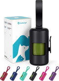 Gobeigo Dog Poop Bag Holder with Used Bag Hook(Black)