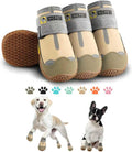 Dog Shoes for Dogs, Dog Booties for Dogs, Anti-Slip Dog Boots & Paw Protectors for Hot Pavement Winter Snow Hiking with 