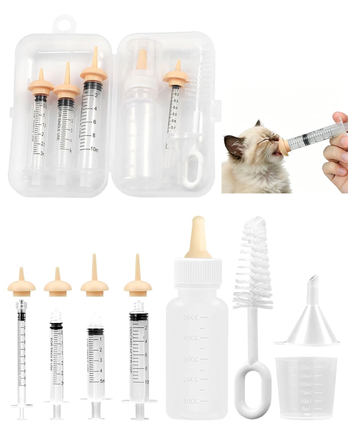 Kitten Bottle Feeding Kit Nursing Bottle