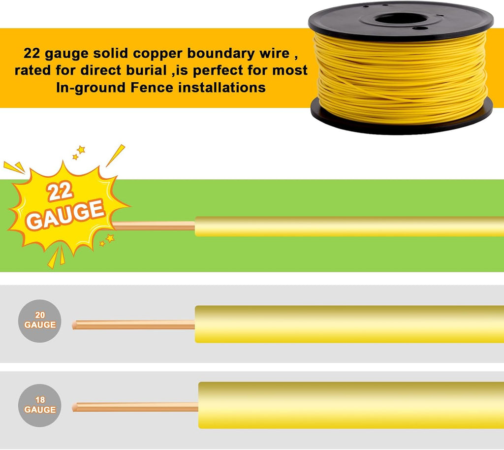 Underground Dog Fence Boundary Wire, Compatible for Pet System Wireless