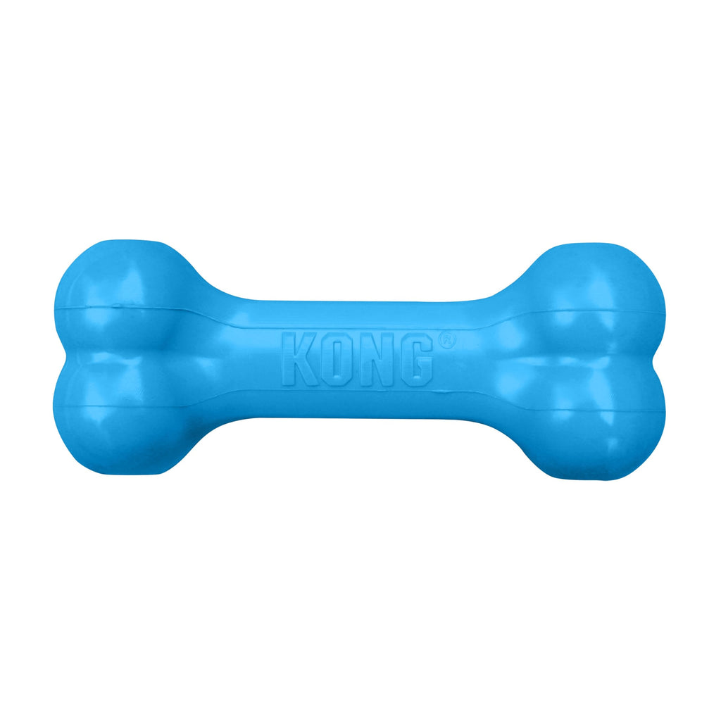 KONG Puppy Goodie Bone, Natural Rubber Chew, for Small Puppies, Blue