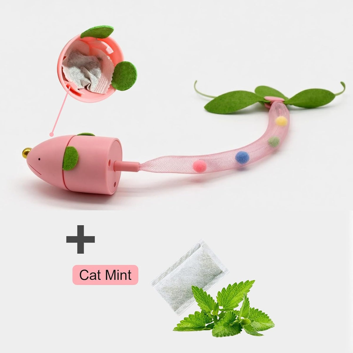 Interactive Cat Toy Rechargeable Motion Activated Rolling Mouse