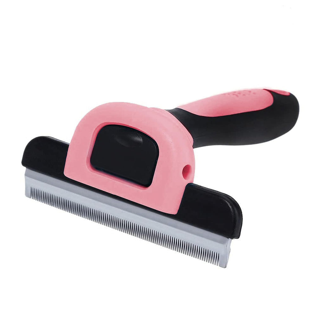 SunGrow Dog and Cat Deshedding Brush, Minimizes Shedding, Enhances Coat Health, Gentle on Skin, Suitable for Rabbits & F