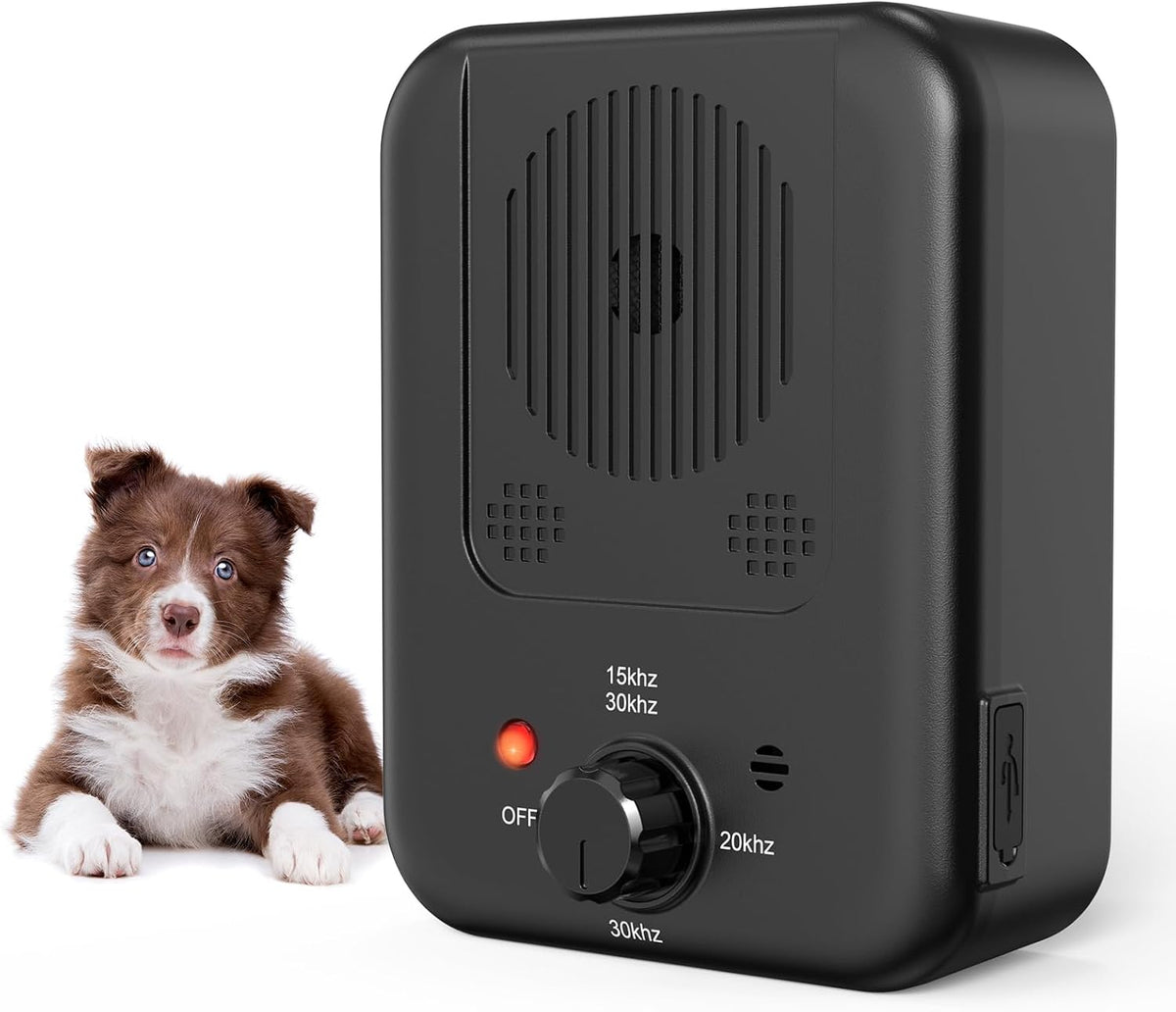 Anti Barking Devices, Auto Ultrasonic Dog Bark Deterrent Devices with 3 Modes, Rechargeable Bark Box Barking Control Dev