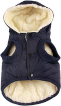 Vecomfy Warm Dog Coats with Hoodie,Winter Dog Jackets for Small Dogs