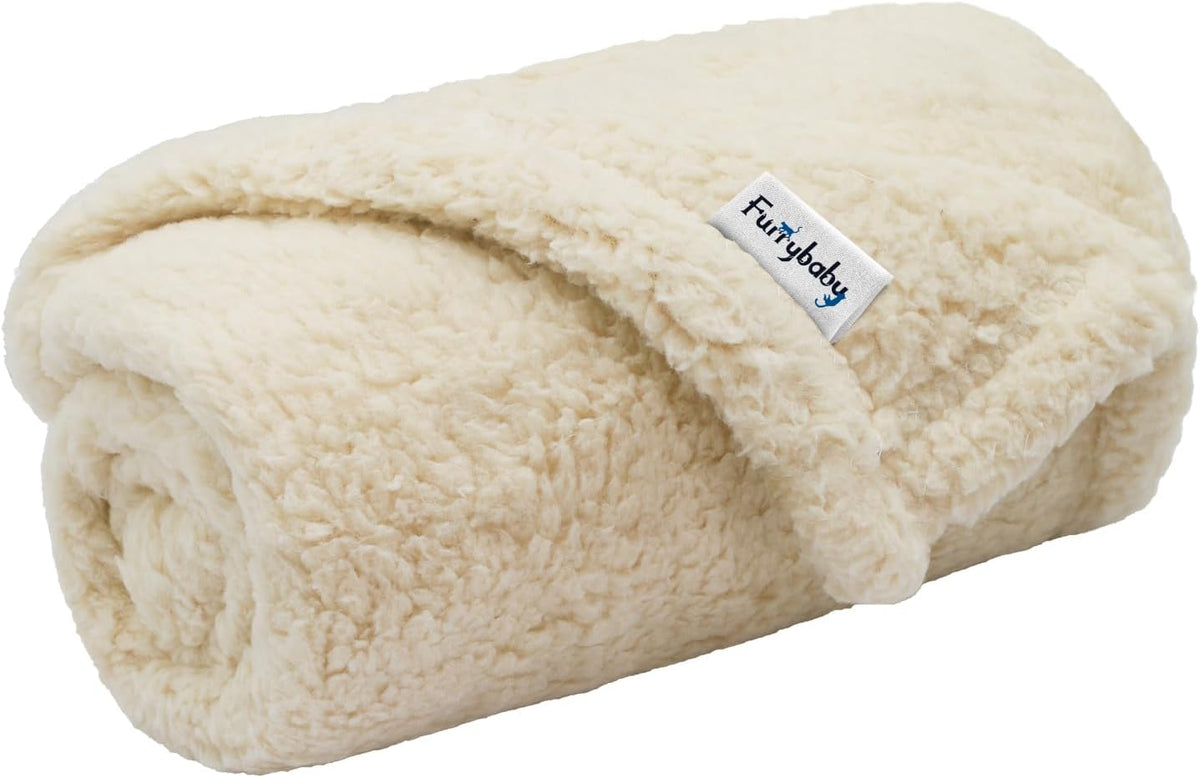 Pet Blanket, Soft Warm Sherpa Fleece Bed Blanket for Small Pets