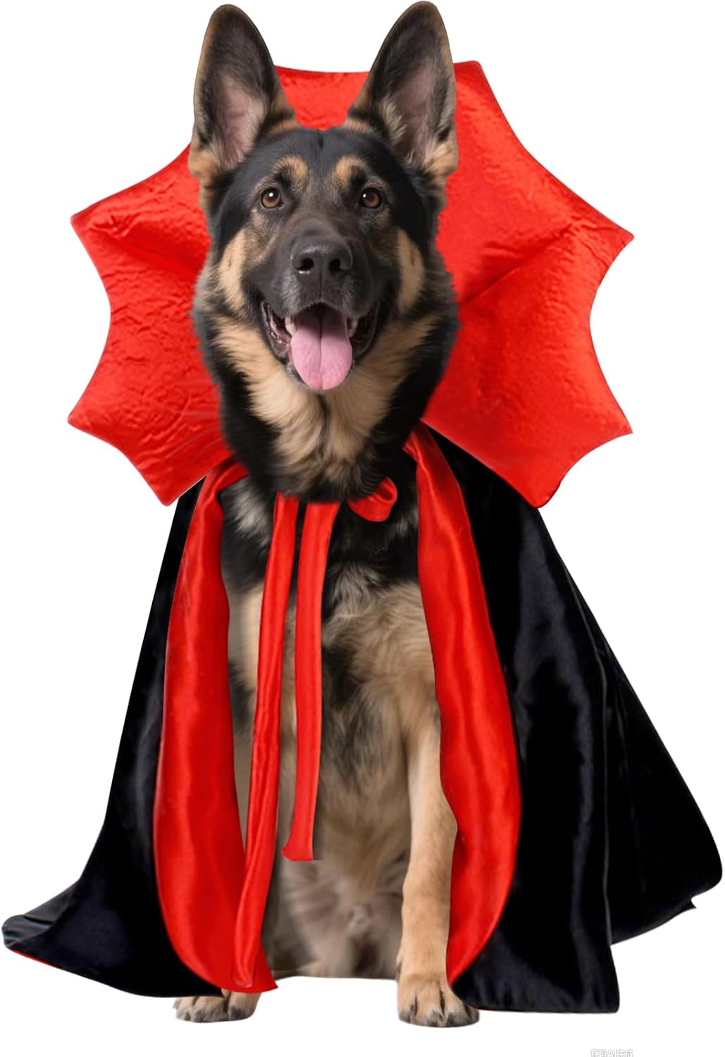 Dog Halloween Costumes for Small Medium Large Dogs Cats, Adjustable Cat Dog Vampire Costume Cloak Stand-Collar,Small Dog