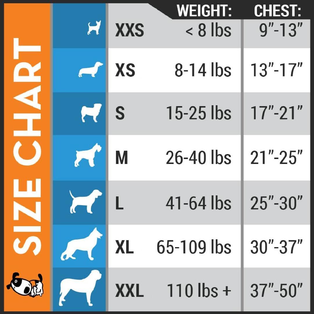 ThunderShirt for Dogs Calming Anxiety Vest, Large, Platinum Sport
