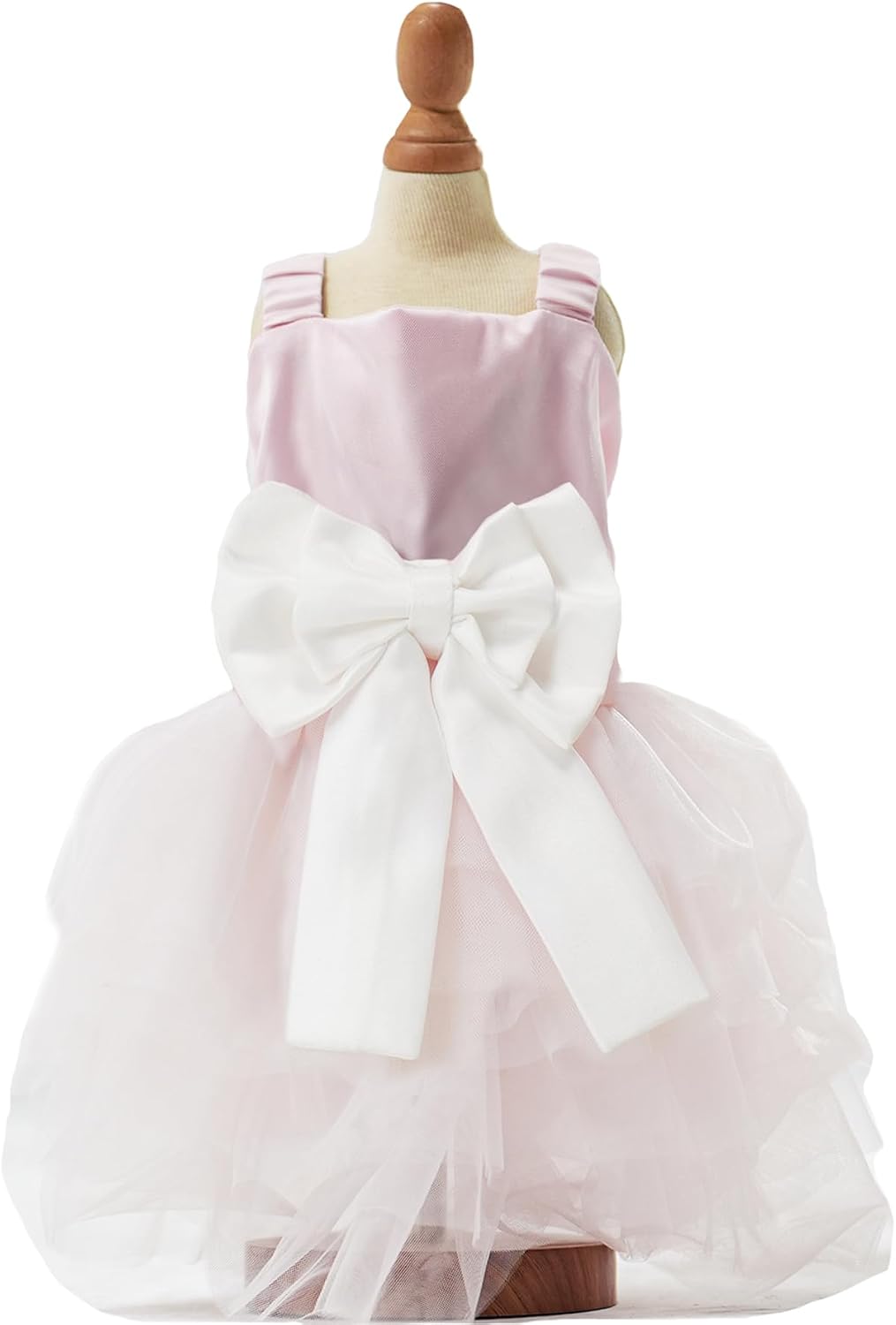 Dog Dress Wedding Outfits, Princess Lace Tutu Strappy Skirt for Female Puppy Small Medium Dogs Girl Cats Costume (Lace P