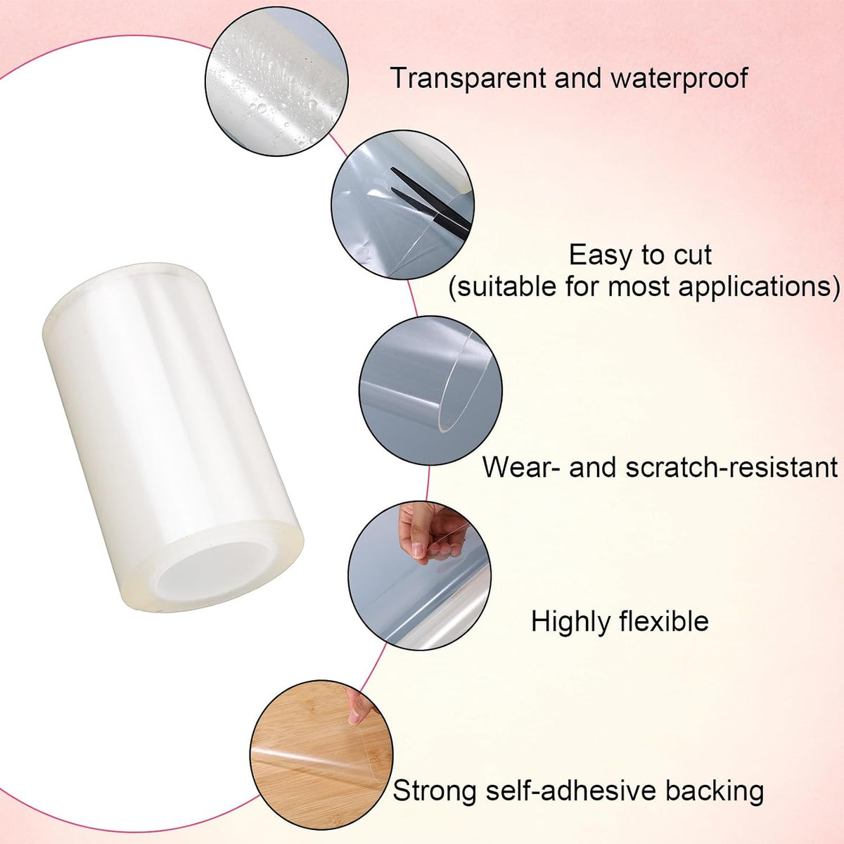 Gosknor 300x10cm/10ftx4in Window Sill Protector, Window Sill Cover