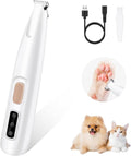Mcbazel Pet Micro Precision Trimmer, Multifunctional Pet Hair Trimmer Waterproof Rechargeable Shaver with LED Light for 