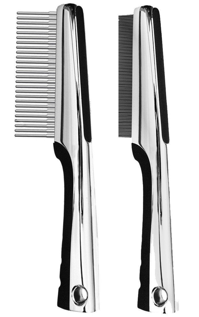 Pet, Cat, & Dog Comb with Rotating Teeth for Detangling Long Hair