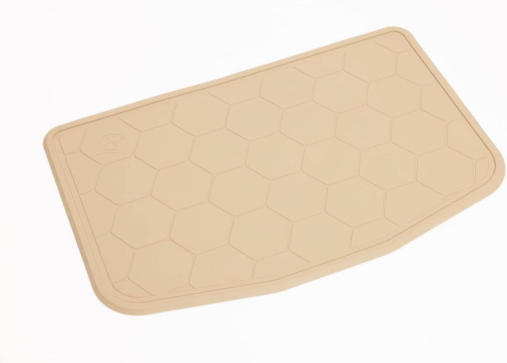 Dog Bowl Mat, Slip-Resistant TPE Feeding Mat, Black
