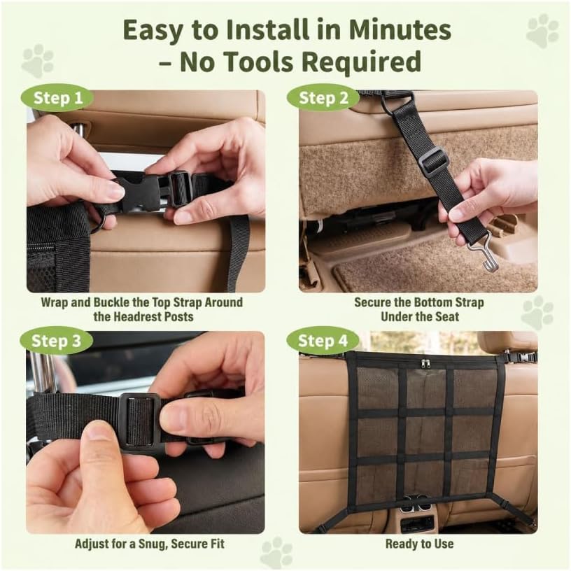 Dog Car Barrier for Lexus GX460 2014-2023, Breathable