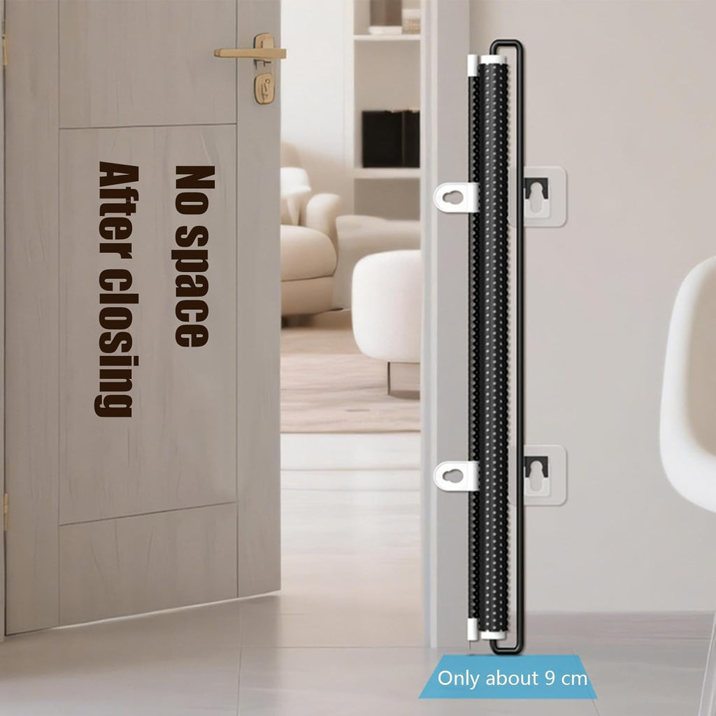 No-Drilling Retractable Dog Gate - Door Fence Accessory, Product with