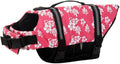 Dog Life Jacket Adjustable Dog Lifevest Swimsuit Safety Vest Apparel Lifesaver Coat for Small Large Cats Puppy Kitty wit