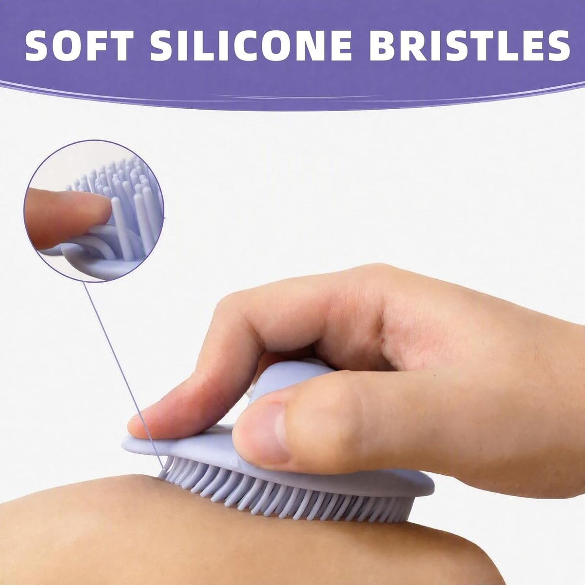 Ultra Soft Silicone Pet Bathing Brush
