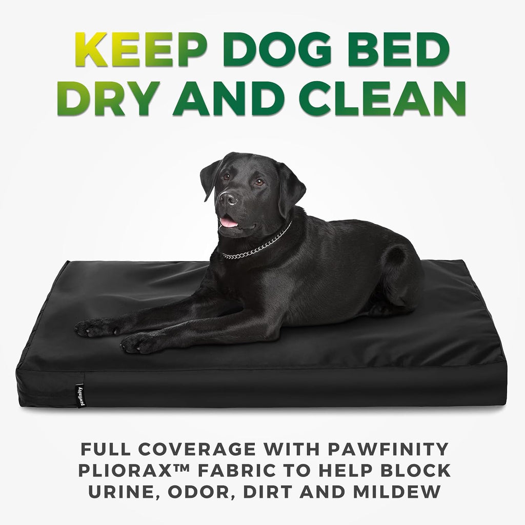 Pawfinity Waterproof Dog Bed Cover Replacement Washable, Zipper Closure