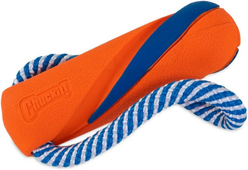 Chuckit! Ultra Bumper Tug Dog Toy,Orange,Medium