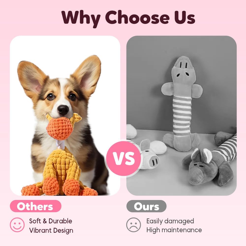 Indestructible Dog Toy for Aggressive Chewers, Dog Toys，Brown