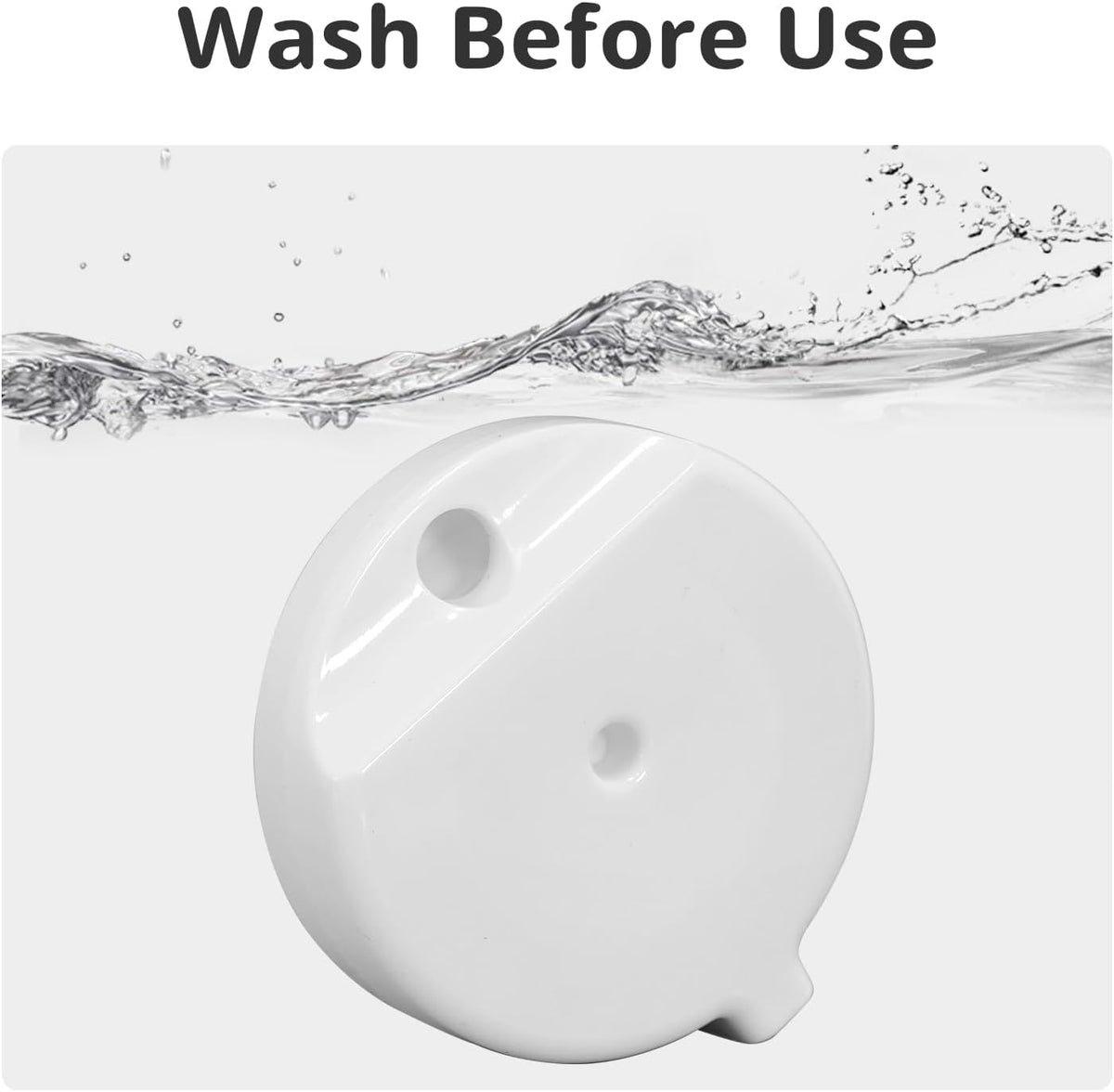 8Pcs Gravity Pet Water Fountain Filters, Automatic Pet Waterer Replacement Filters for 3.6L/4.6L/6L/8L Dog Water Dispens