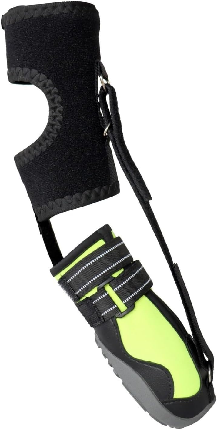 Paw Protectors for Dogs，Dog Brace for ACL Tear Back Leg，Corrective Dog Shoes Safely Lift Toes, Dog Brace for ACL Tear, A
