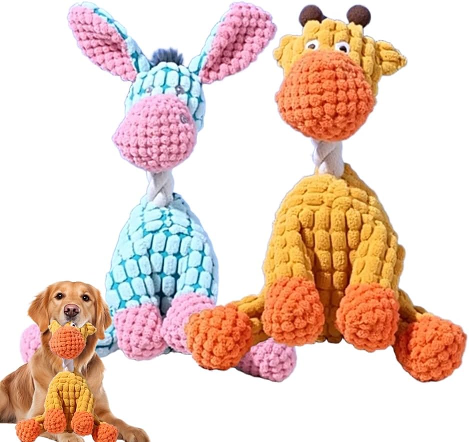 Indestructible Dog Toy for Aggressive Chewers, Dog Toys，Brown