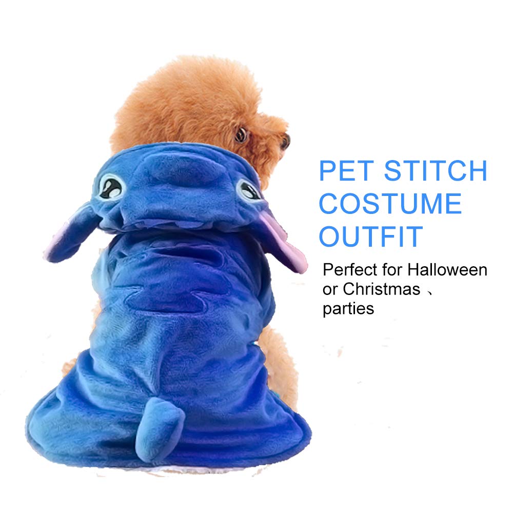 Dog Costumes for Halloween, Funny Cartoon Pet Outfit for Christmas - L