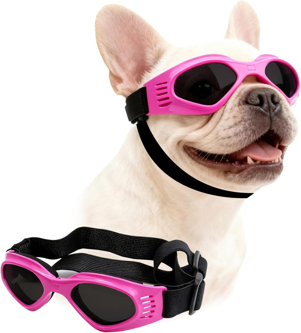 Dog Goggles Medium Breed, Dog Sunglasses for Medium Dogs Eye Protection Windproof, Black
