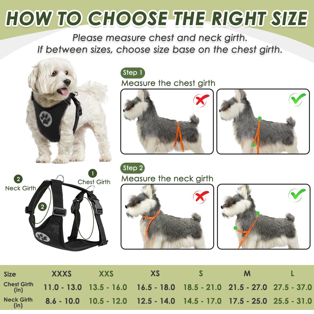 SlowTon Dog Seat Belt and Harness for Car, 2 in 1 Seatbelt Buckle, B M