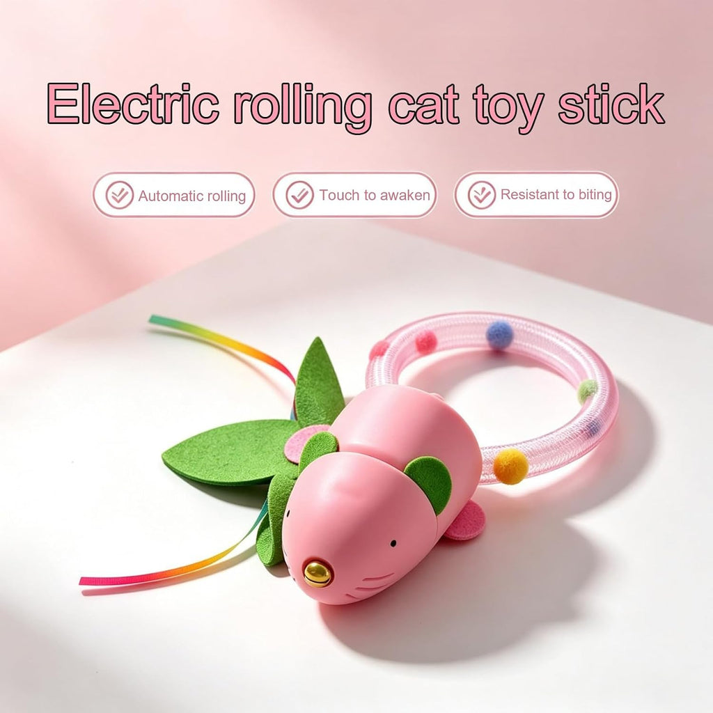 Interactive Cat Toy Rechargeable Motion Activated Rolling Mouse