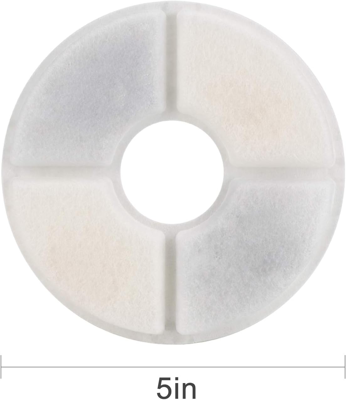 Wonder Creature Round Cat Water Fountain Filter Replacement 6 Pack