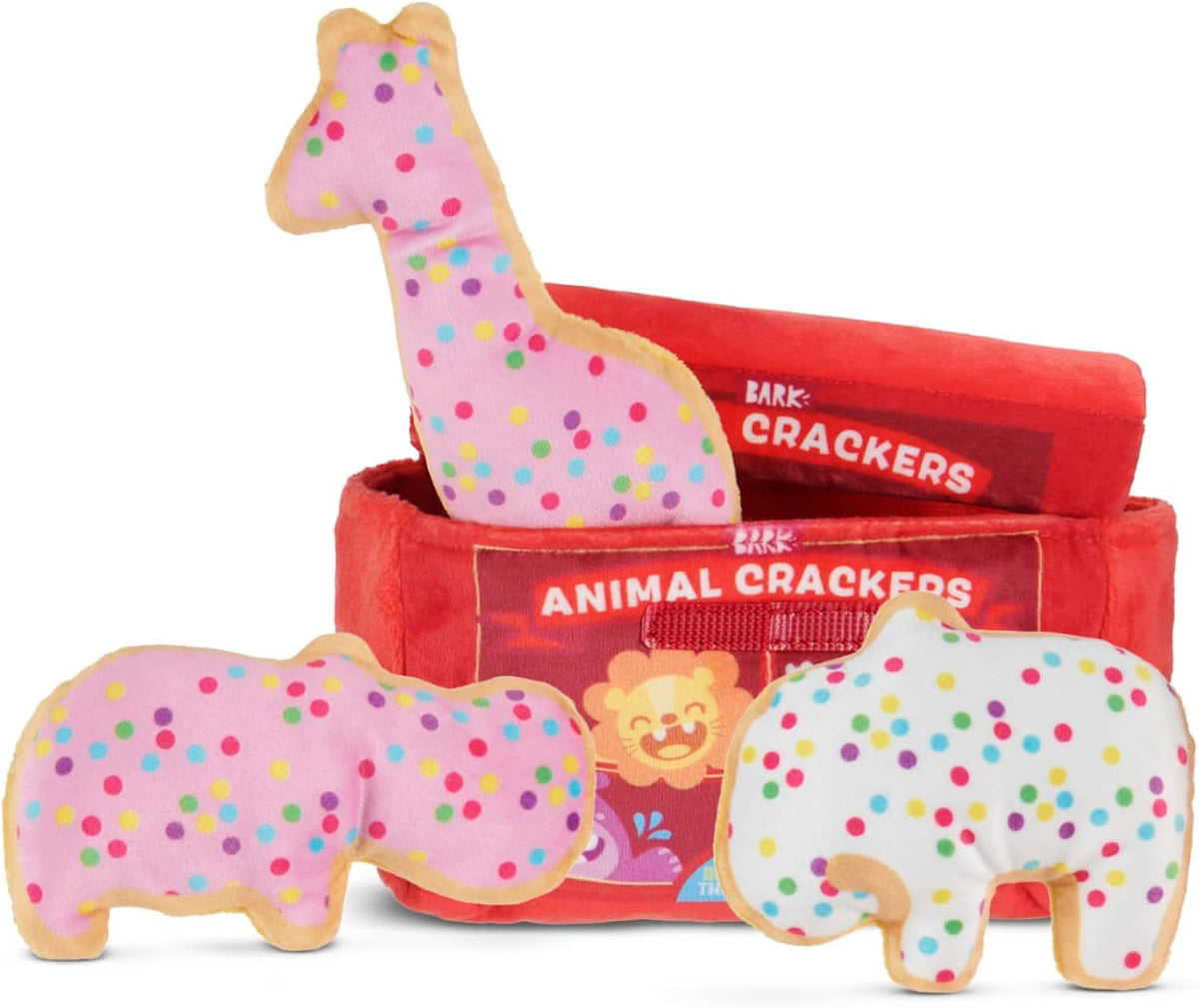 BarkBox Barker's Dozen Donuts 4-in-1 Interactive Plush Dog Toy