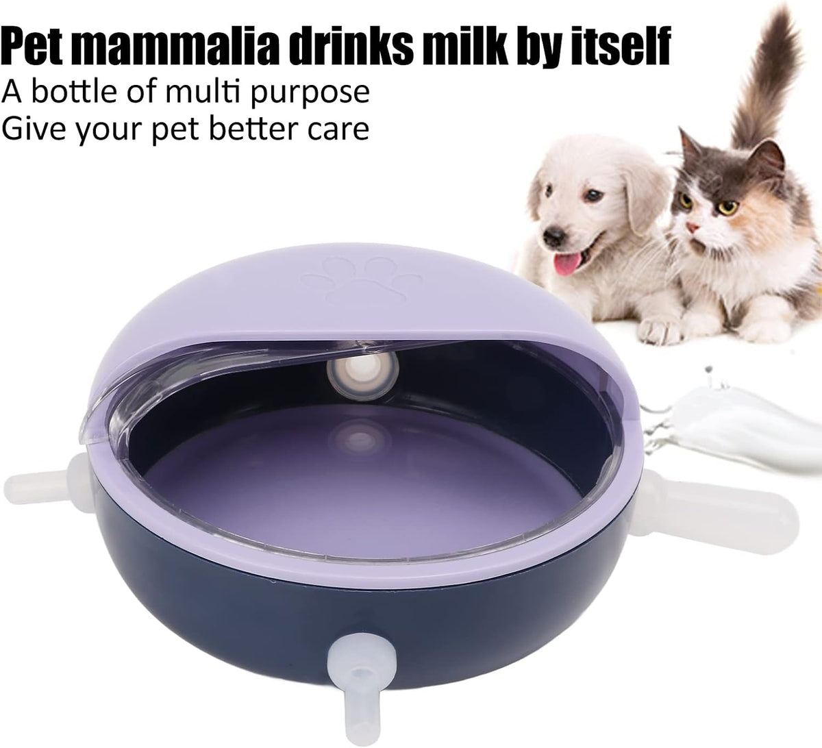HURRISE Silicone Nipple Feeder Silicone Kitten Nipple Feeder for Newborn