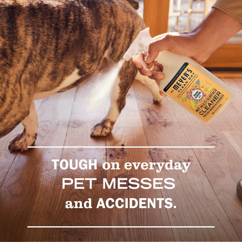MRS. MEYER'S CLEAN DAY Pet Multi-Surface Cleaner, Orange Blossom, 16 fl oz