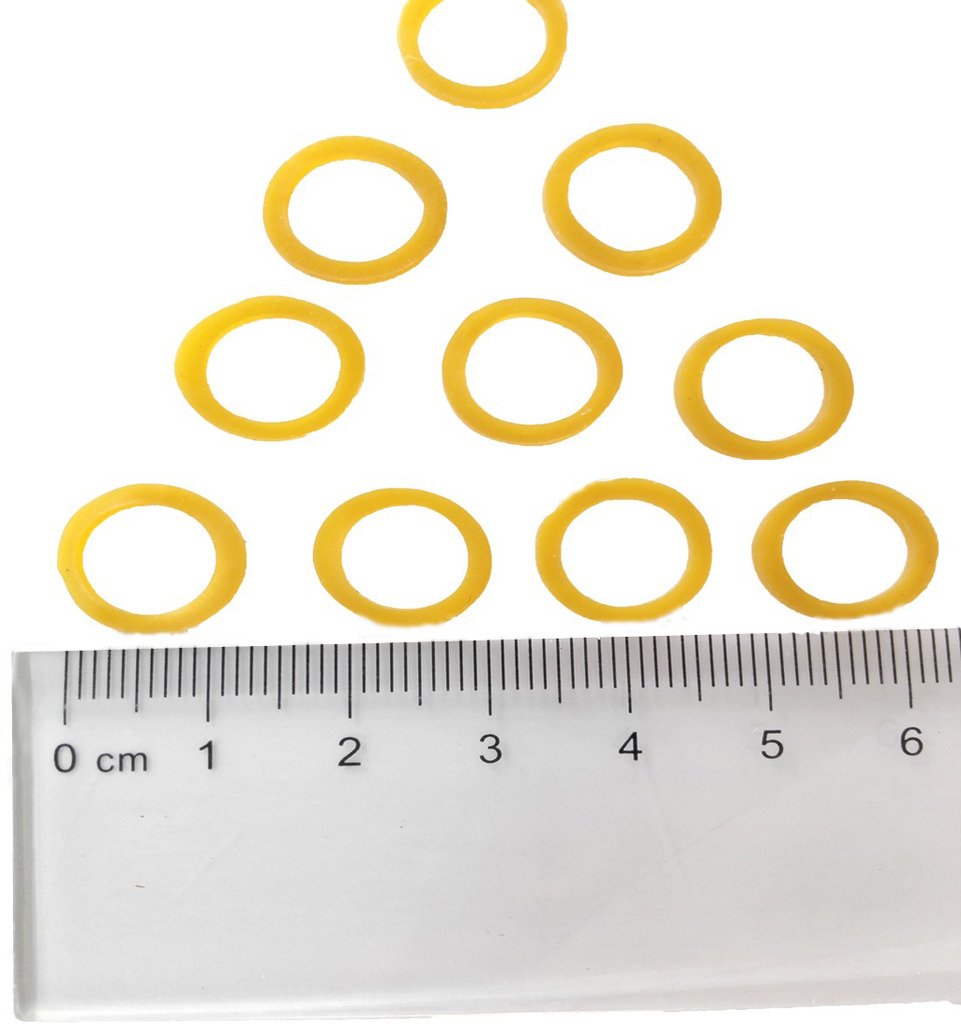 PET SHOW 1000pcs 10MM Dia. 100G/Pack Bulk Dog Rubber Bands for Hair Grooming DIY Hair Bows Top Knots for Puppies Cats Fa