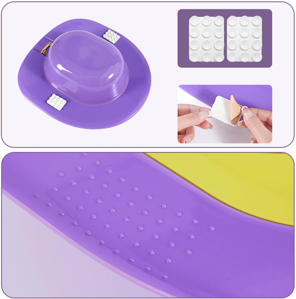 Reusable Cat Toilet Training Kit - Detachable Pet Potty Trainer Tray for