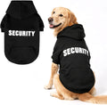 Security Dog Hoodies,Soft & Warm Dog Sweatshirt,X-Large