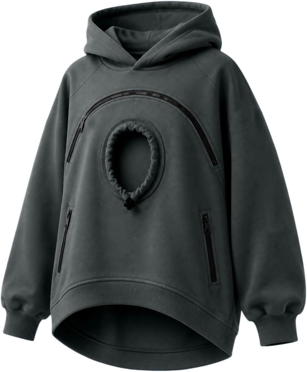 Pet Pouch Hoodie Cat Dog Carrier with Oversized Pouch Pull Pocket