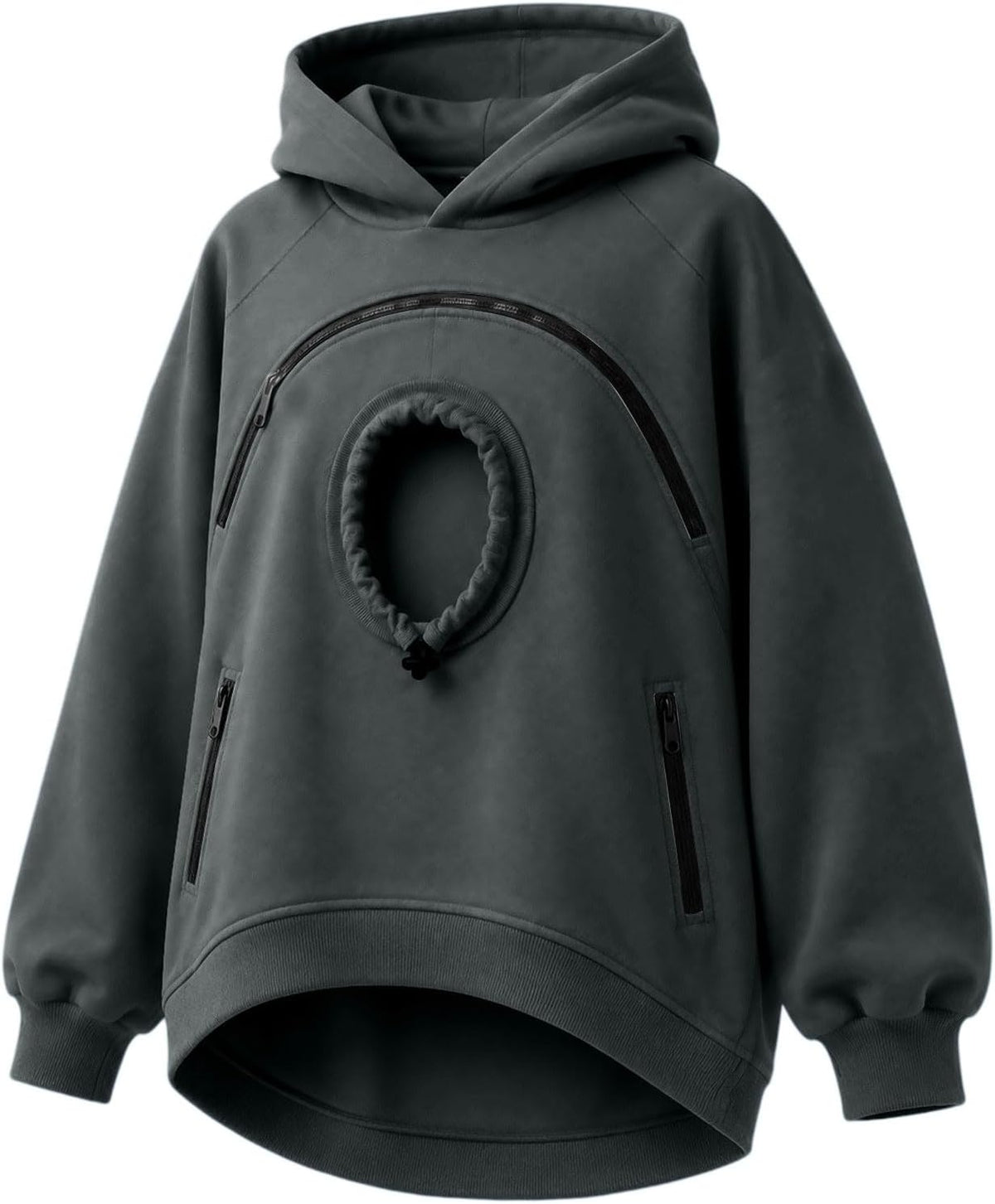 Pet Pouch Hoodie Cat Dog Carrier with Oversized Pouch Pull Pocket