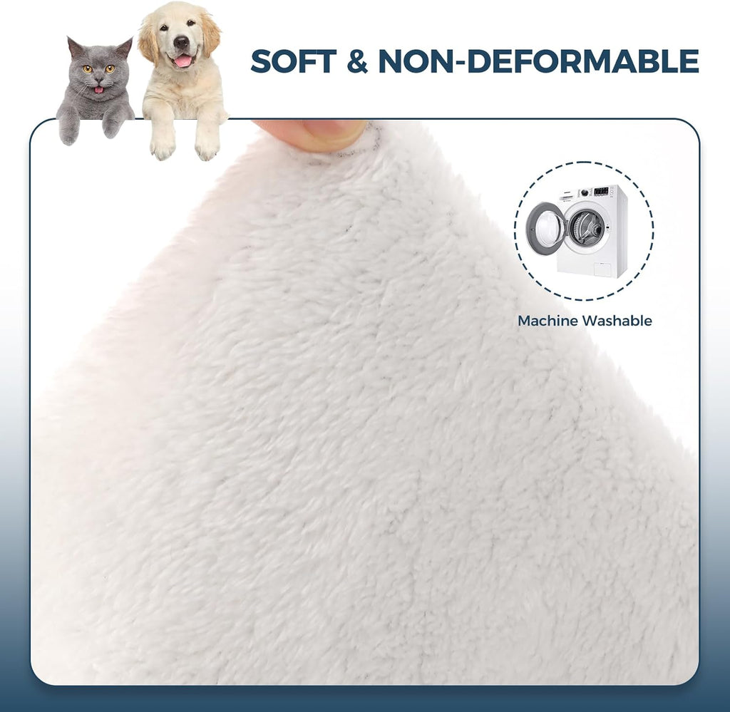 Cat Hammock for Cage Hanging Reversible 2Pack,Pet Hammock Bed Adjustable,Soft Sleeping Hammock for Cats,Ferret,Puppy,Rab