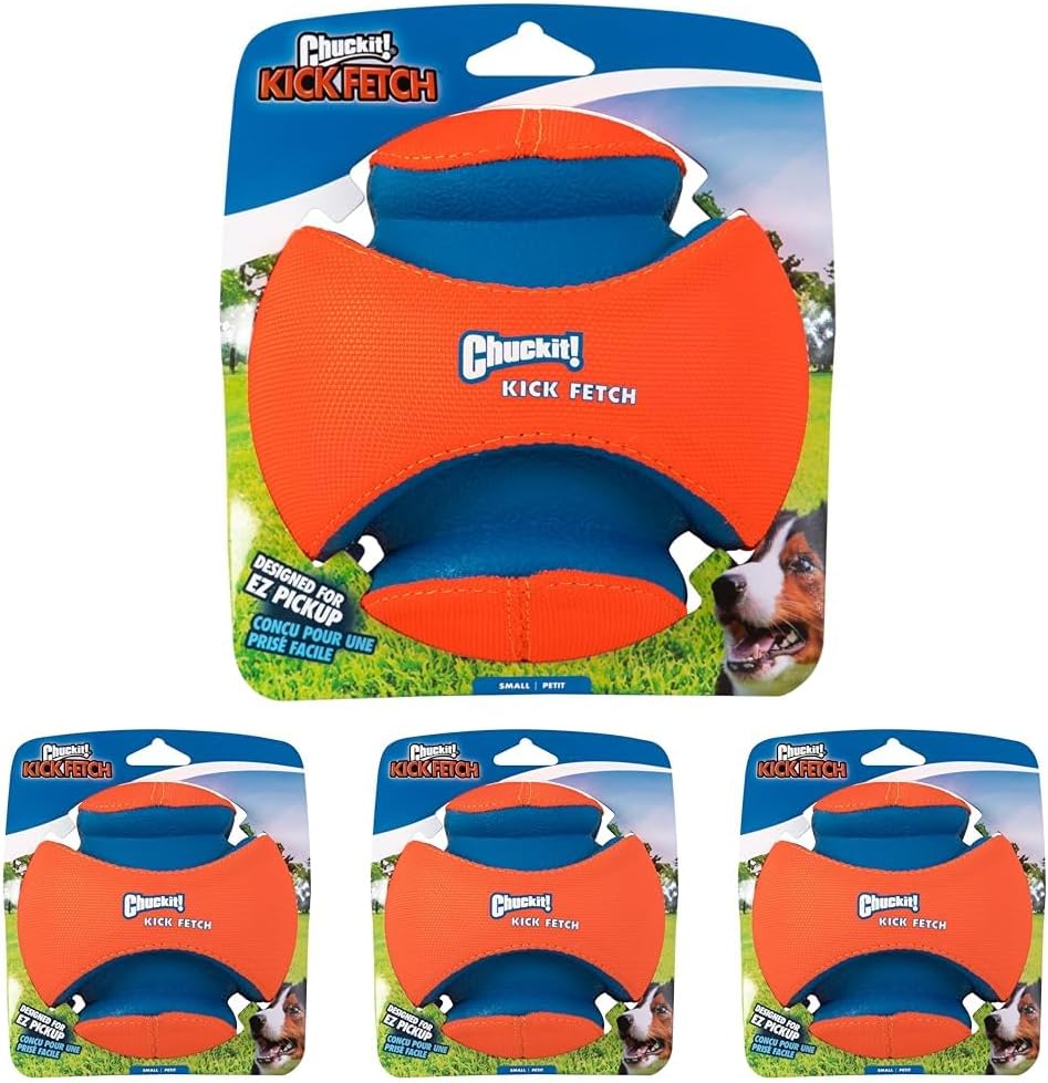 Chuckit! Kick Fetch Ball Dog Toy, Large, 8in, for Large Dogs, Floats