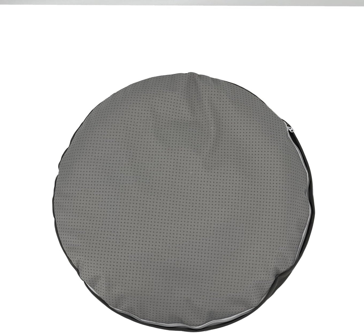 Waterproof Round Dog Bed Cover with Zipper Donut Replacement Cover 36 Inch