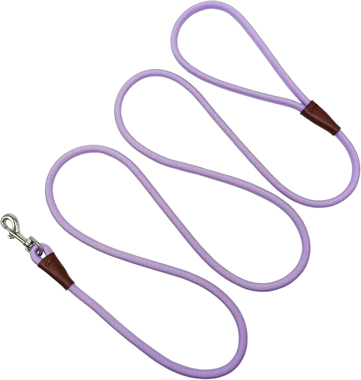 MayPaw Small Rope Dog Leash 6FT 8FT 10FT, 1/4-in Lightweight Pet Leash for Small Dogs/Puppy/Cats, Classic Colors Round D