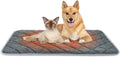 Nobleza Self Warming Pet Pad, Super Soft Plush Dog Crate Pad for Travel or Home, Washable Anti-Slip Kennel Mat for Large