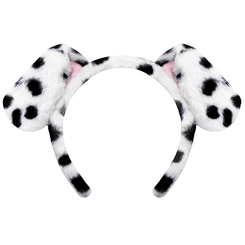 HIWIND Dalmatian Ears Headband Dog Ears Headband for Women Costume Hair Accessories for Halloween Party Cosplay (Dalmati